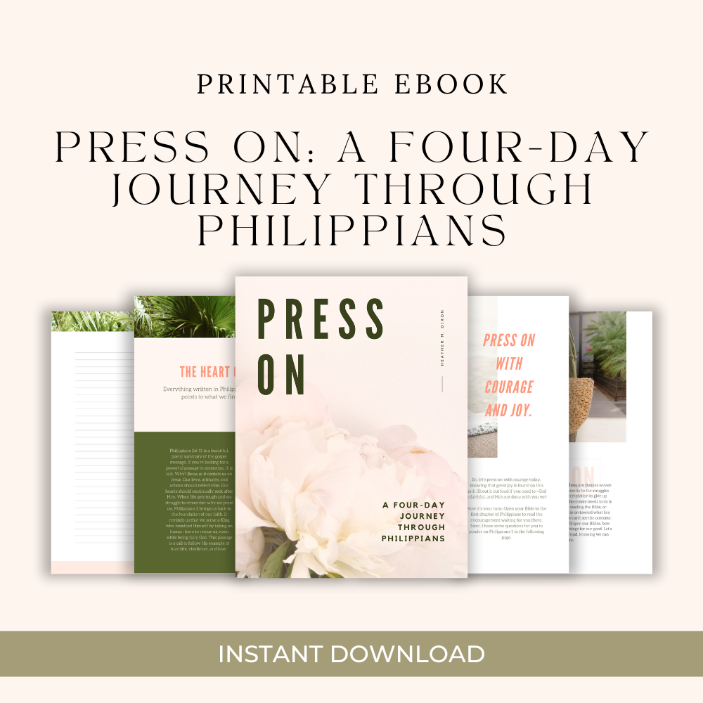 Printable Devotional on Philippians